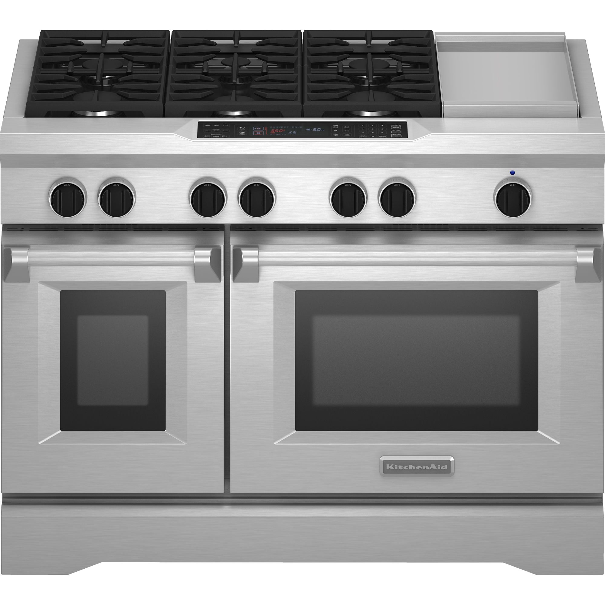 KitchenAid KDRS483VSS03 48" Commercial-Style Range (Stainless)