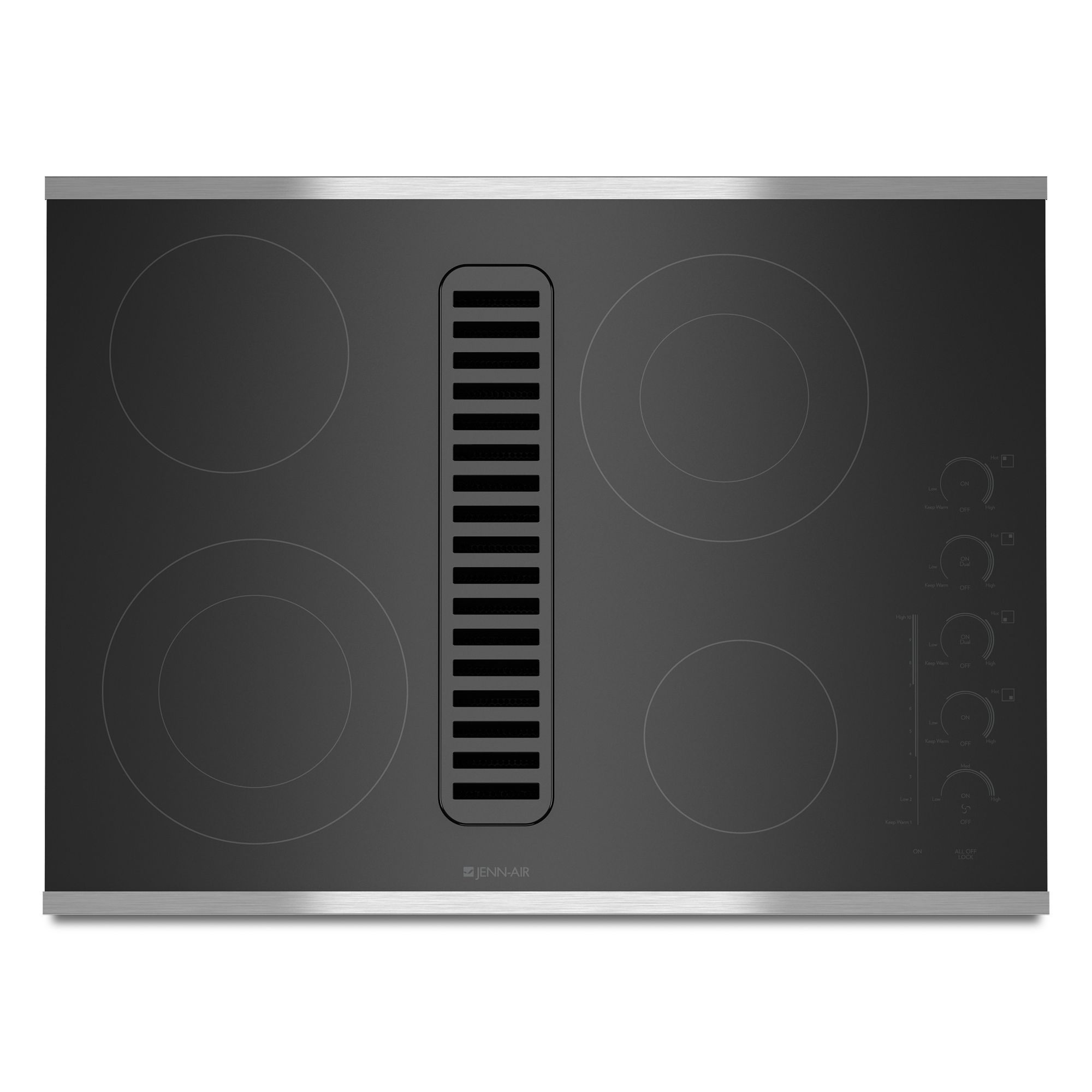 30" Electric Downdraft Cooktop logo