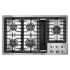 36" Gas Built-In Downdraft Cooktop logo