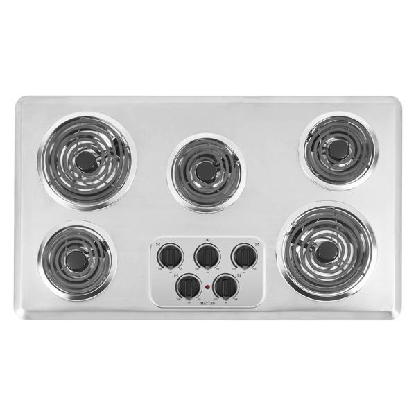 Maytag Mec4536wc 36 Electric Cooktop Sears Hometown Stores