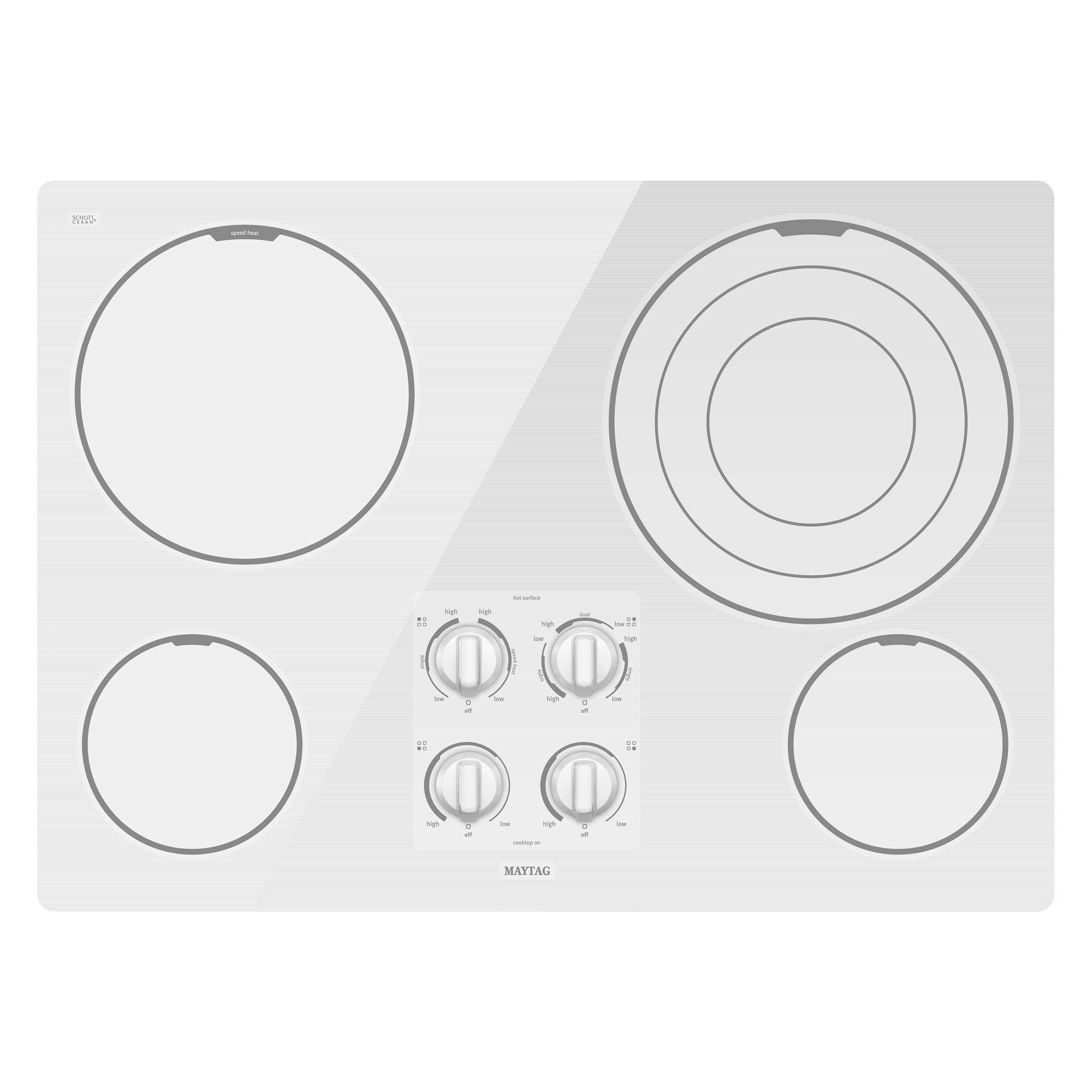 Maytag MEC7630WW01 30" Electric Built-In Cooktop