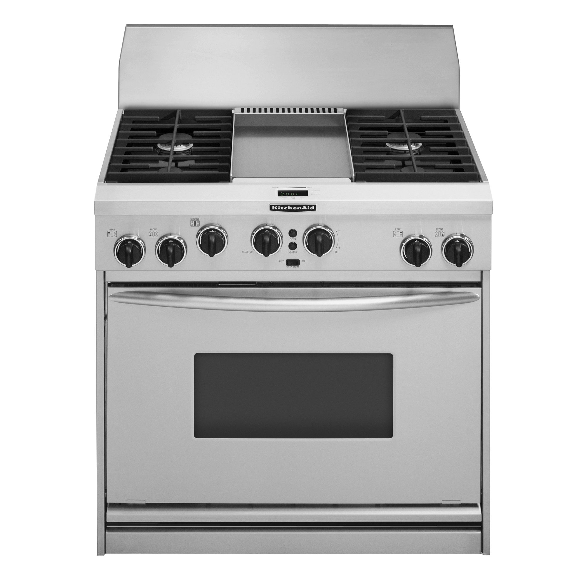 KitchenAid KDRP463LSS05 Dual-Fuel Freestanding Range