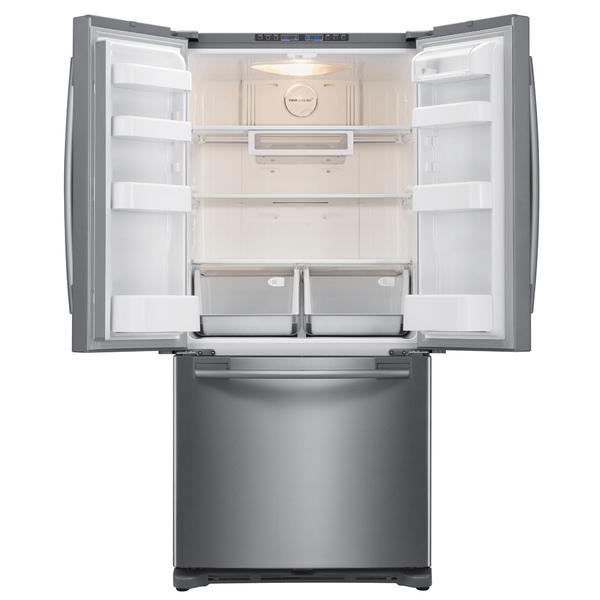 Samsung Rf217acpn 20 0 Cu Ft French Door Bottom Freezer