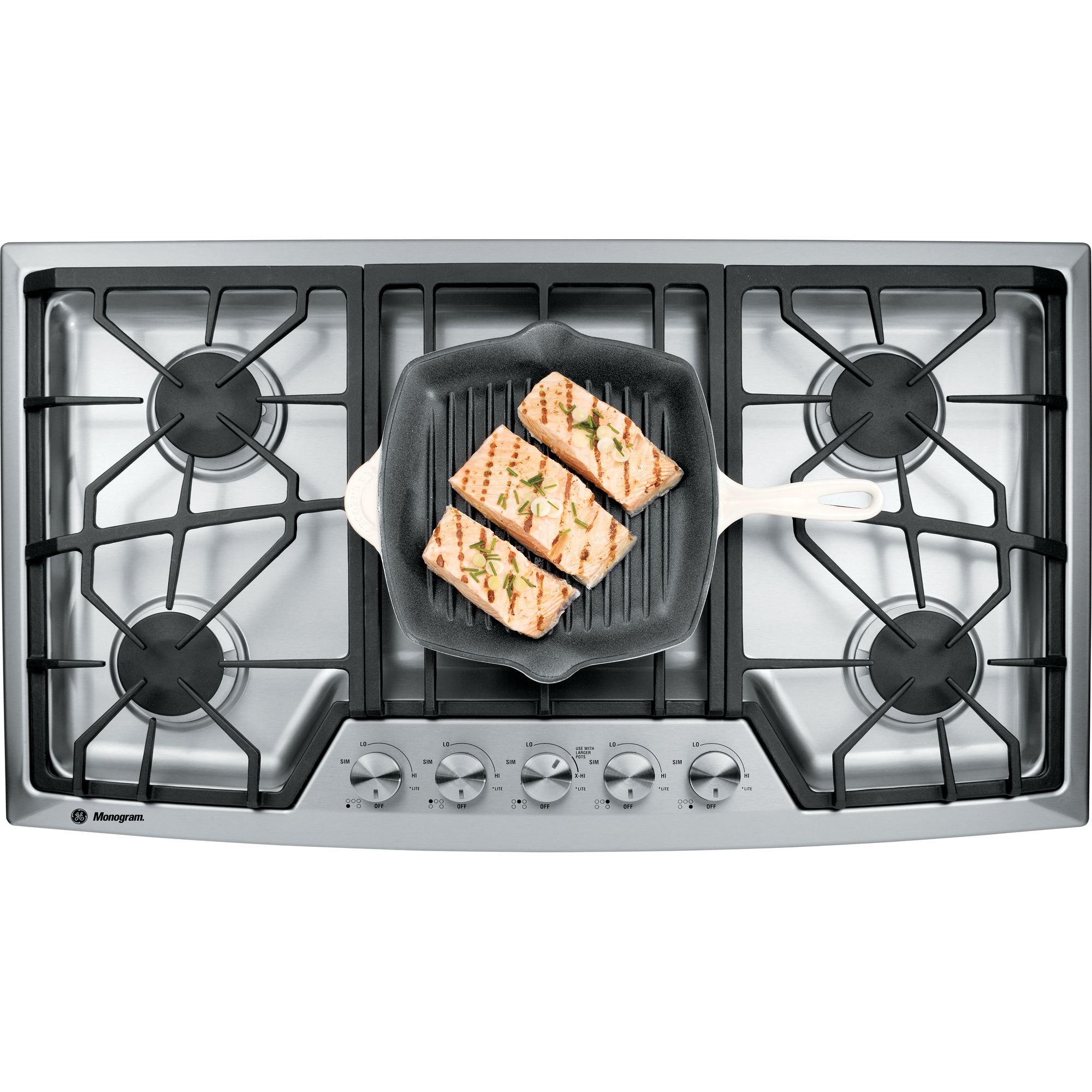 GE ZGU385NSM1SS Gas Cooktop