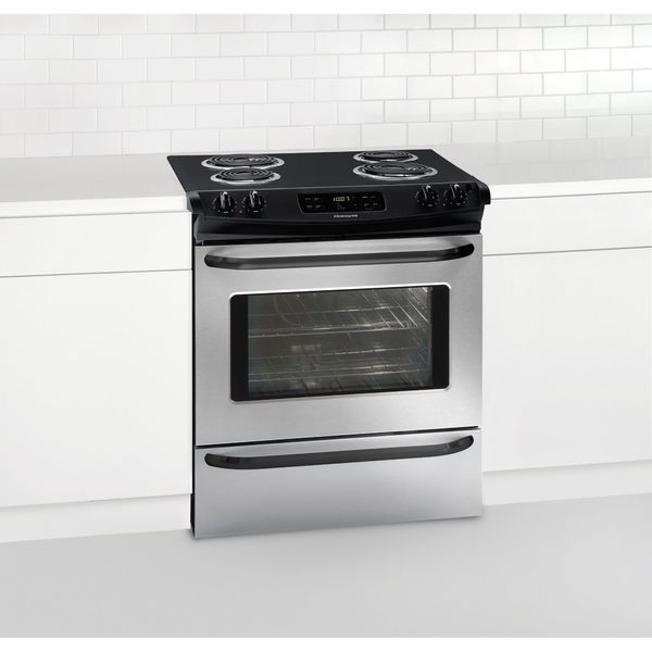 Frigidaire FFES3015LS 4.2 cu. ft. Electric SelfClean Coil Top SlideIn