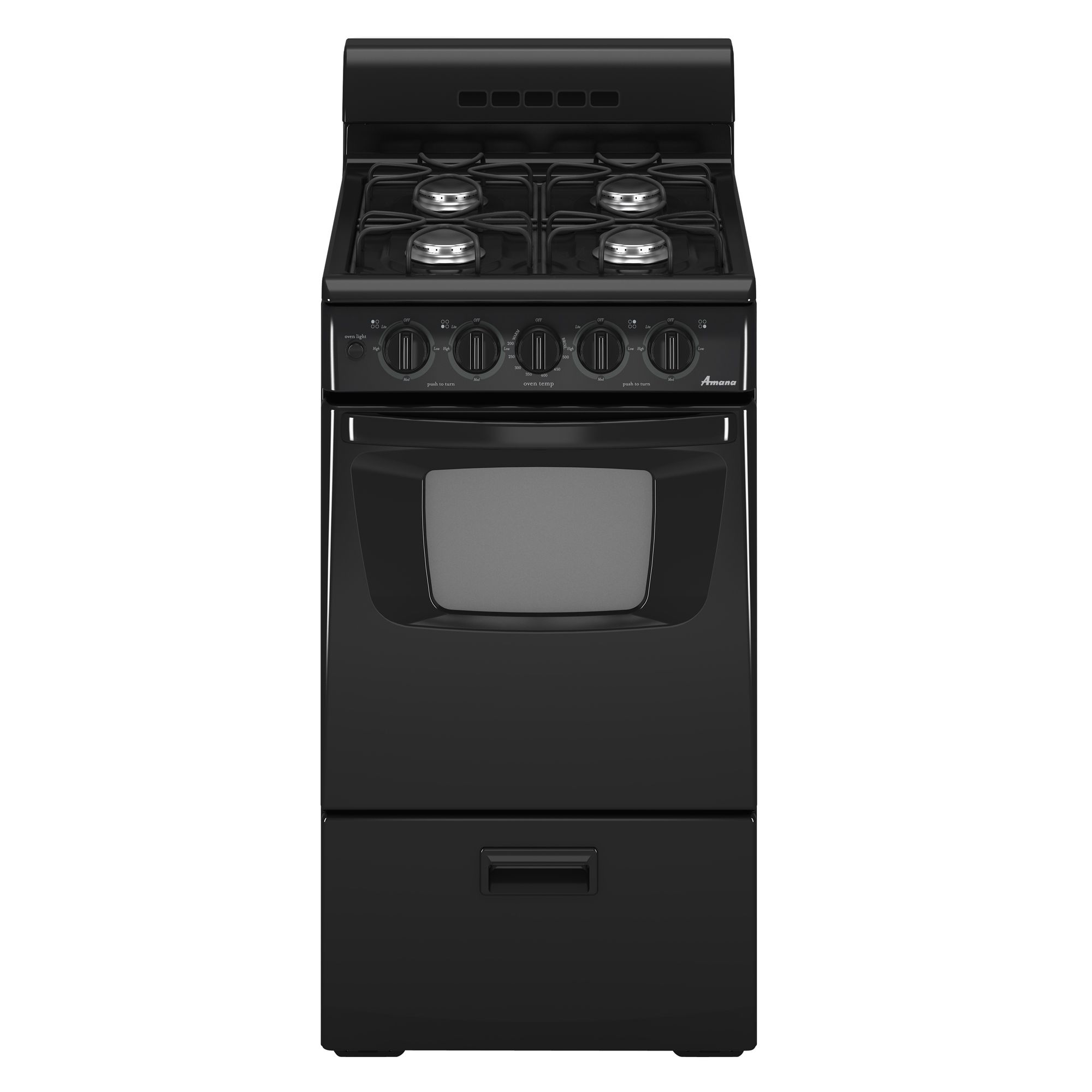 Amana AGG222VDB1 20" Gas Freestanding Range