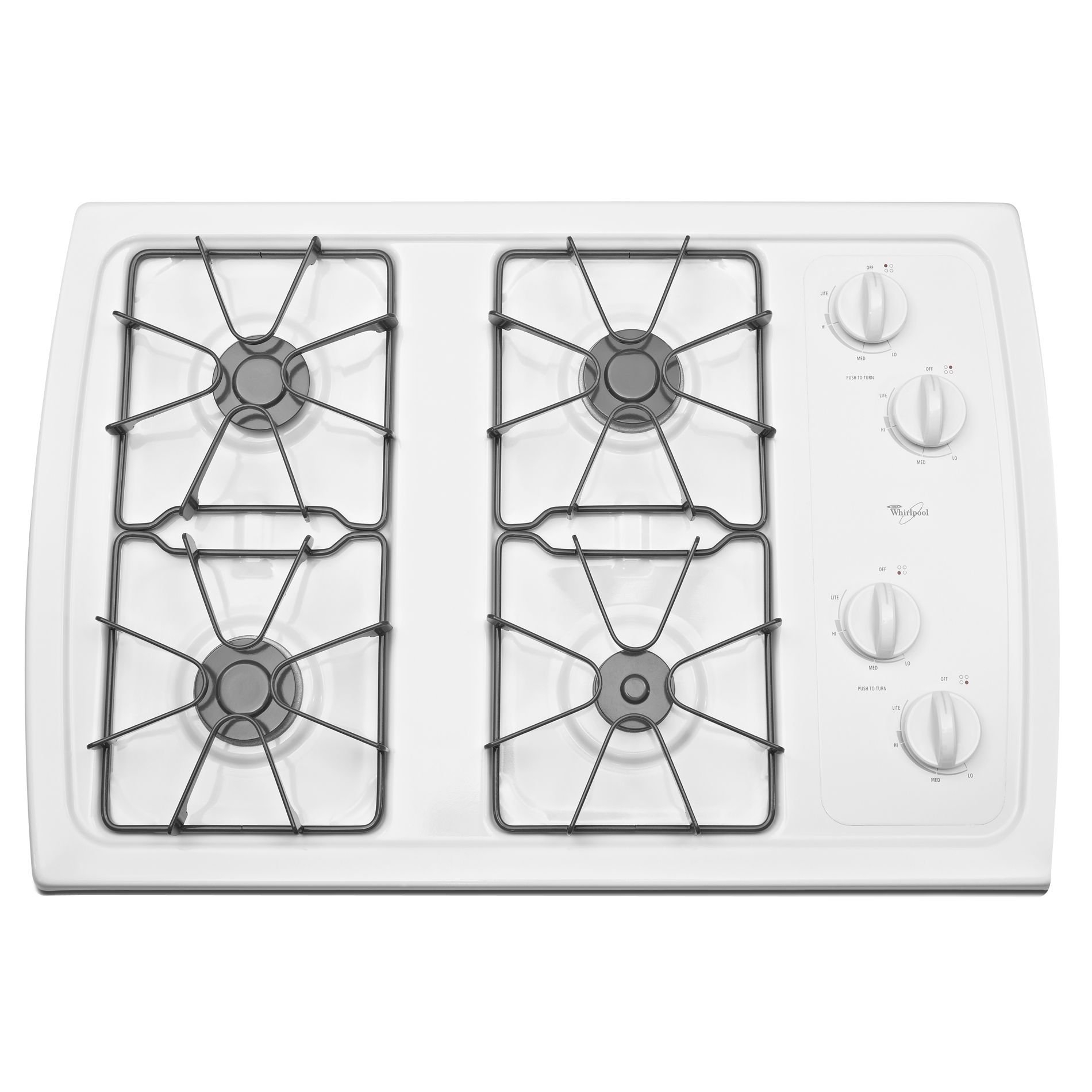 Whirlpool W3CG3014XW00 30" Gas Cooktop