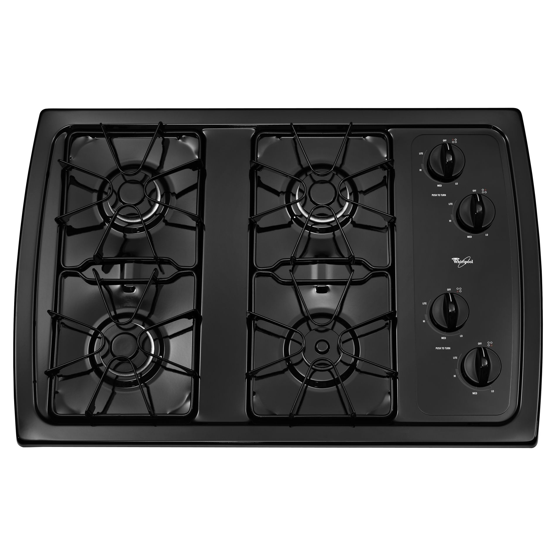 Whirlpool W3CG3014XB00 30" Gas Cooktop