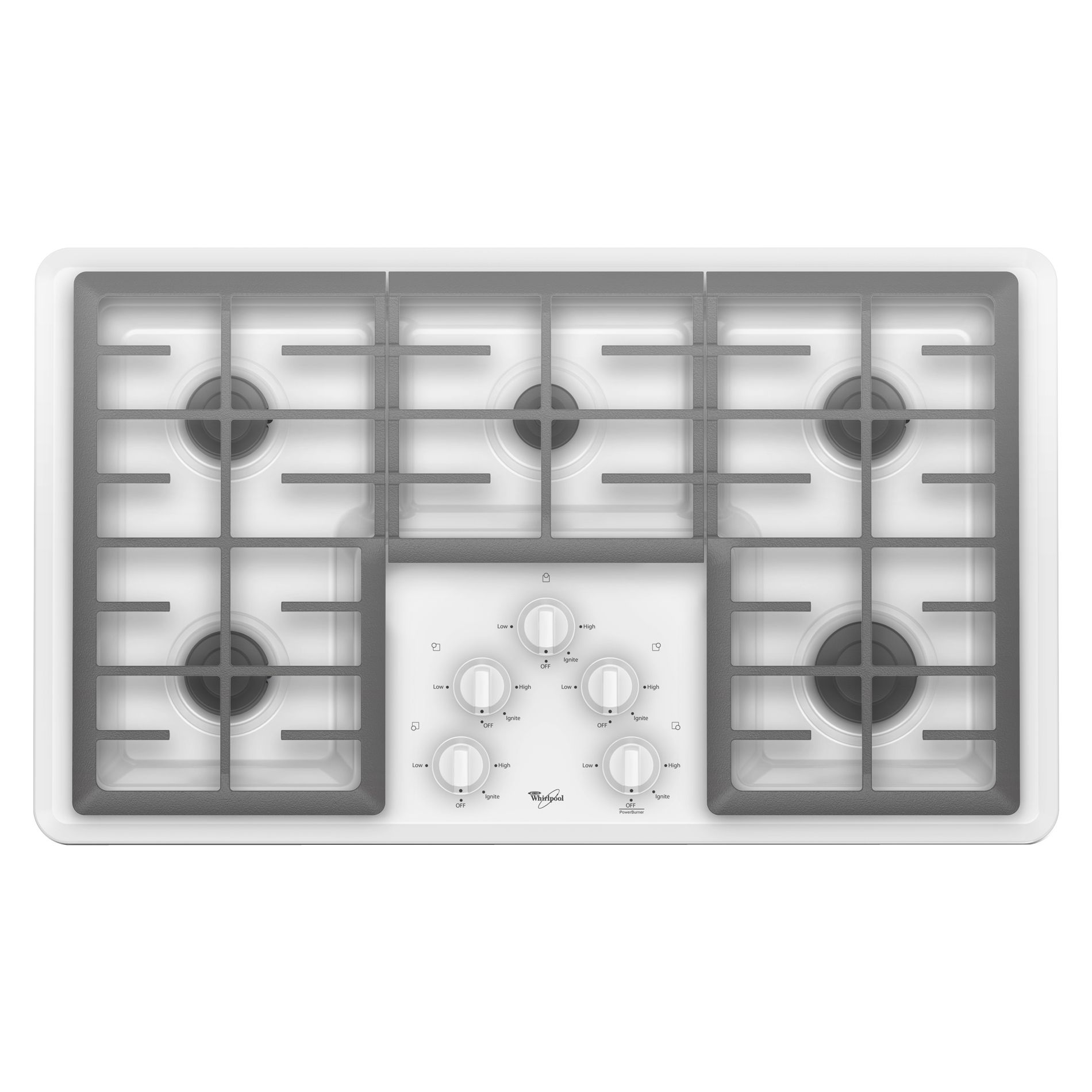 Whirlpool W5CG3625XW00 30" Gas Cooktop