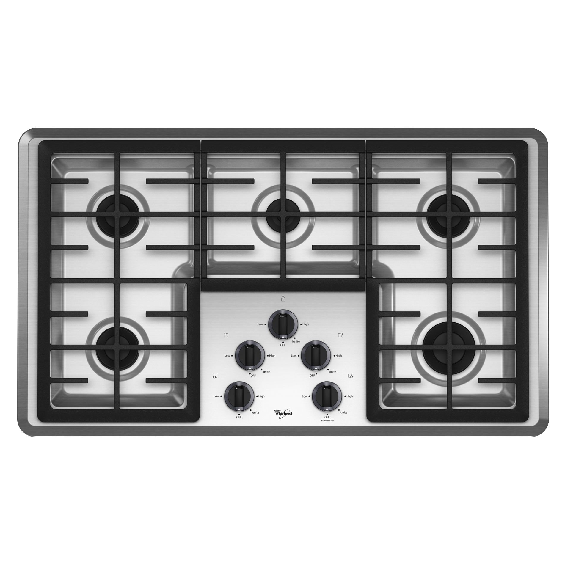 Whirlpool W5CG3625XS00 30" Gas Cooktop