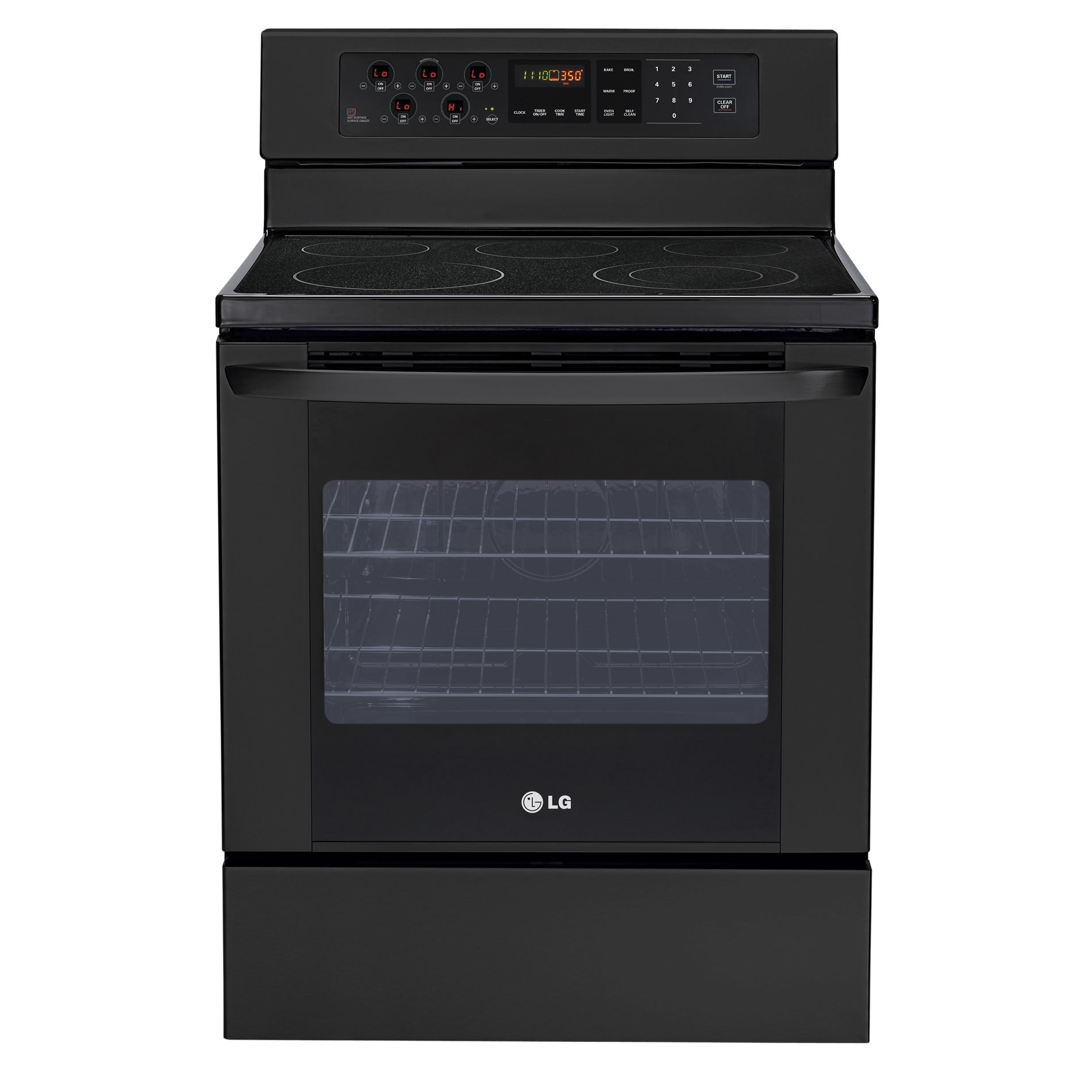 LG LRE3012SB Electric Range