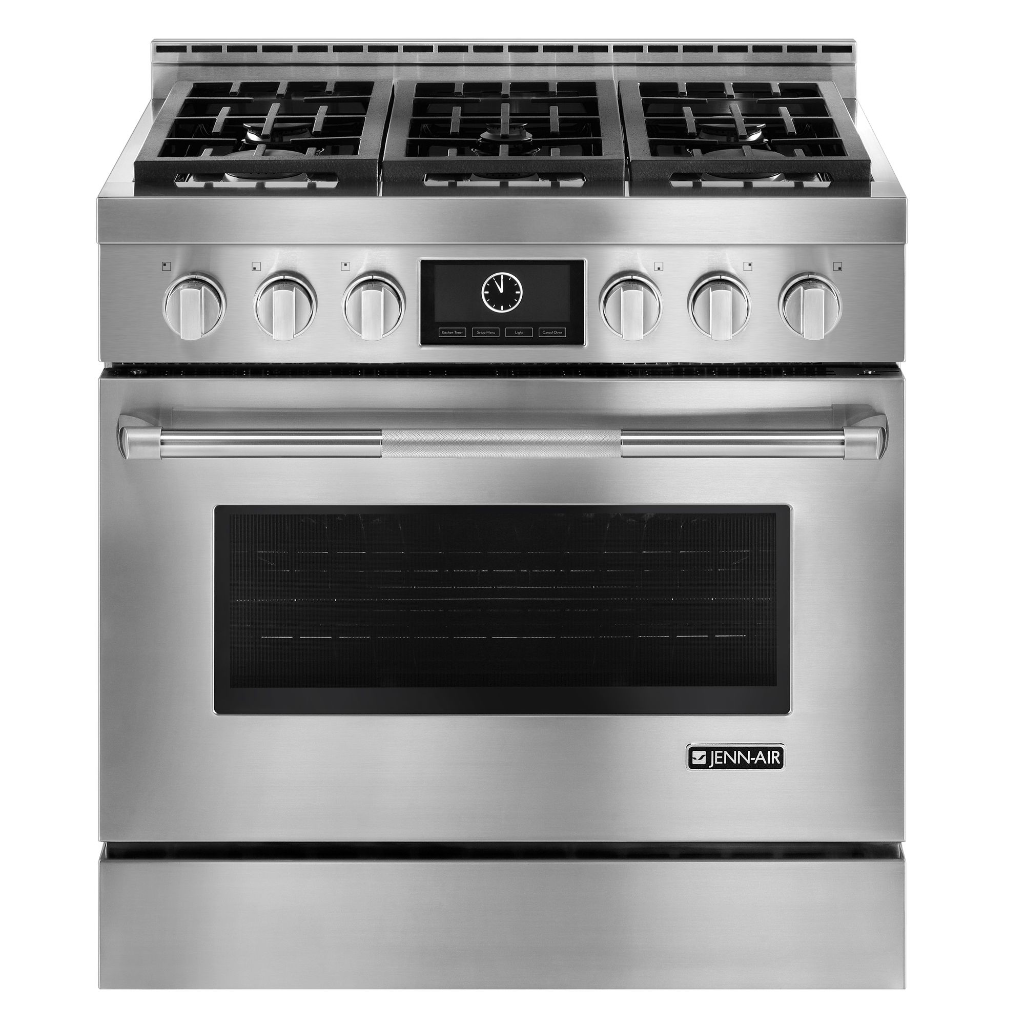 36" Professional Dual-Fuel Range (Stainless) logo