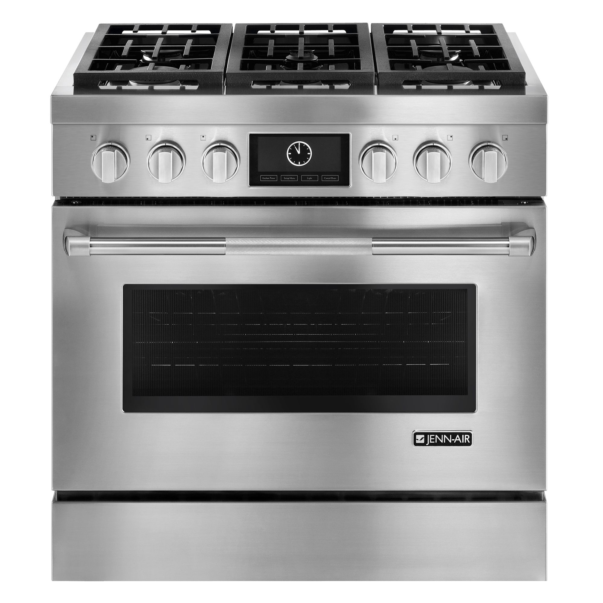 36" Professional Dual-Fuel Range (Stainless) logo