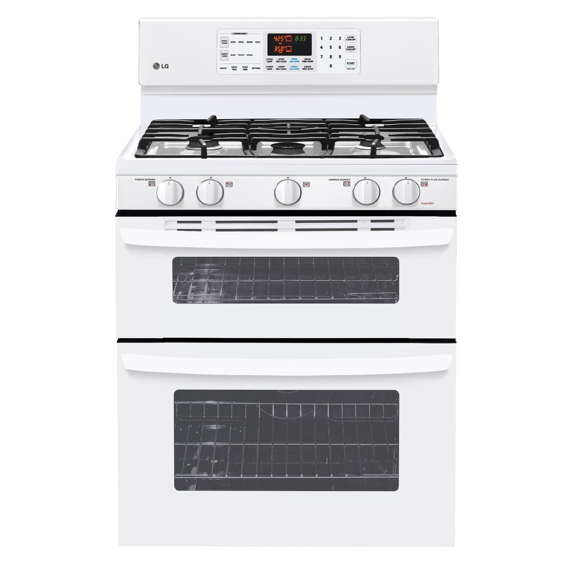 LG LDG3015SW Gas Double Oven Range