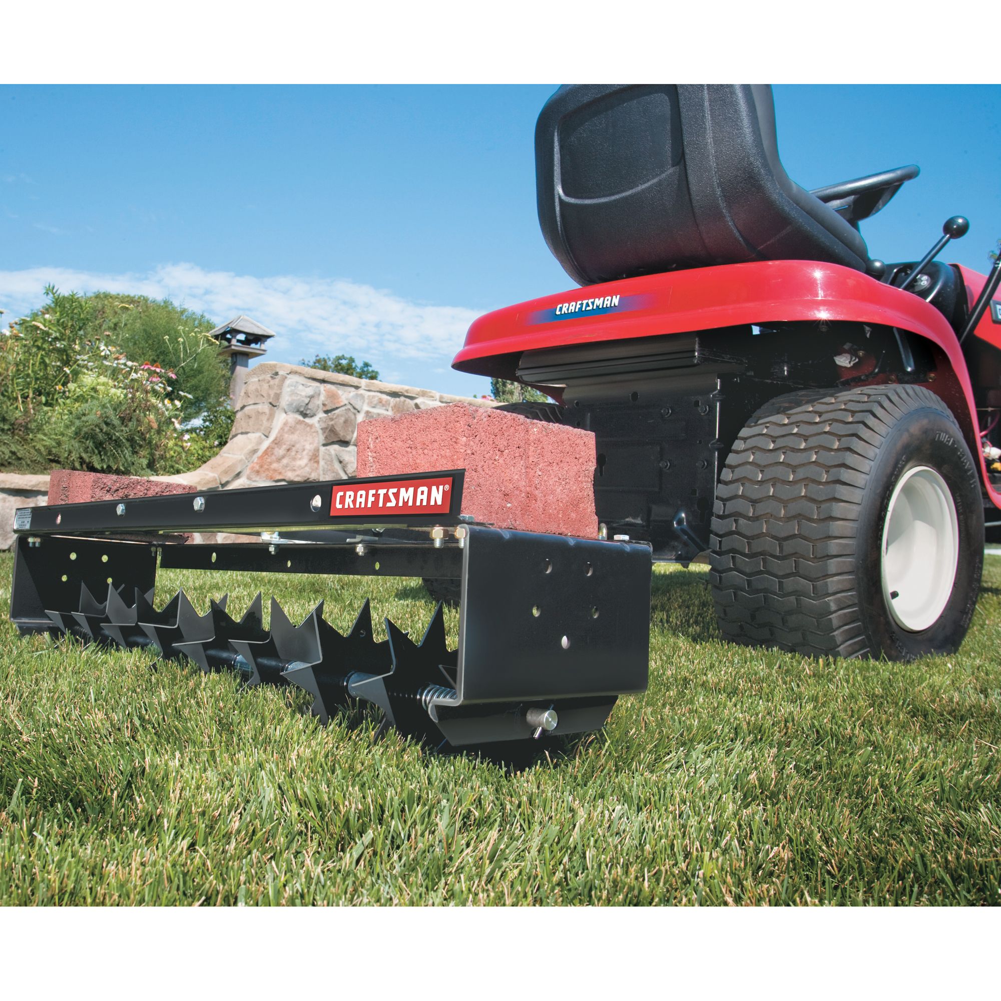 Craftsman lawn deals aerator