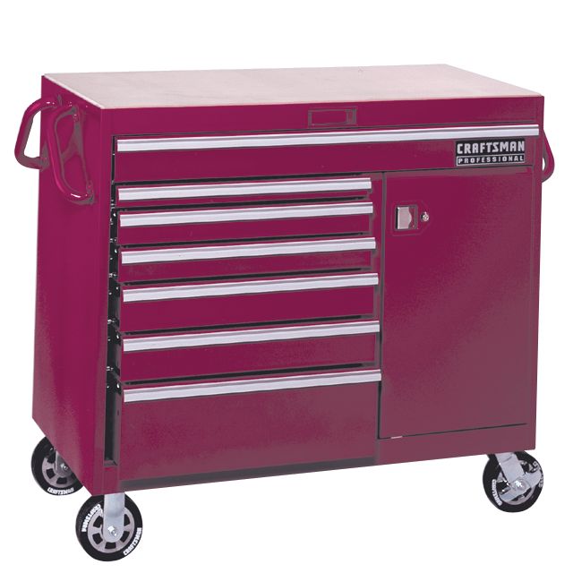 46" 7-Drawer Mobile Tool Cart logo