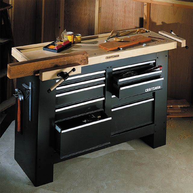 Craftsman 706654185 10-Drawer Workbench