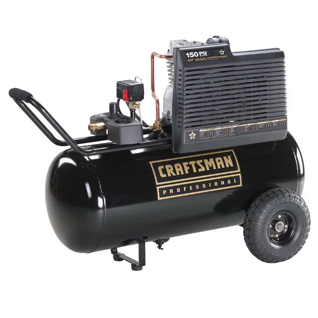 Sears Vintage Craftsman Air Compressor Paint Sprayer, Approx. 20W x 36L x  30H, Hi Torq Motor, Model 919.158210, Unknown Working Condition, Good  Condition For Age, As is Auction