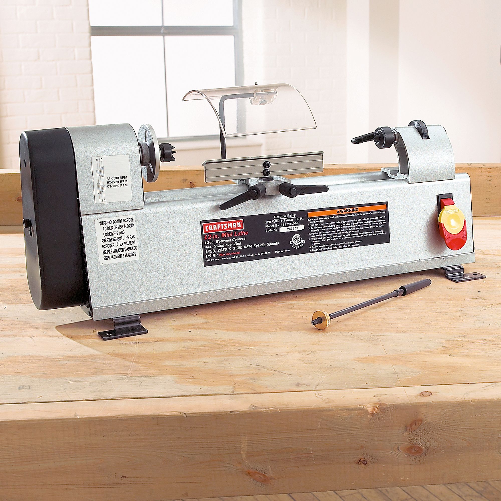 Craftsman 351221060 12" Mini Lathe