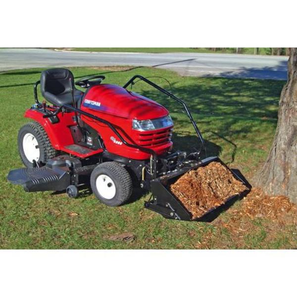 Lawn tractor best sale front loader