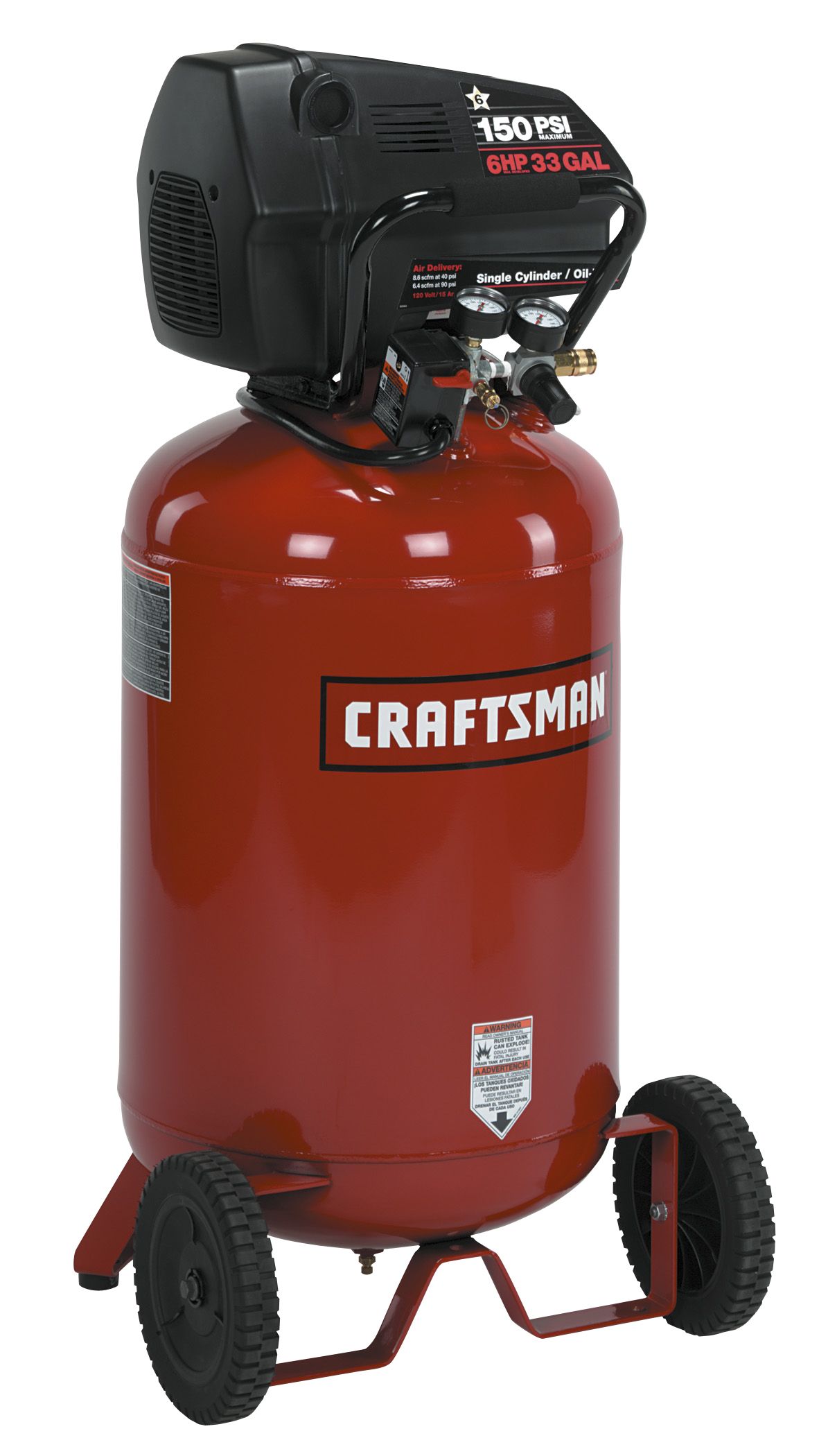 Craftsman 150 psi air shop compressor 33 gallon