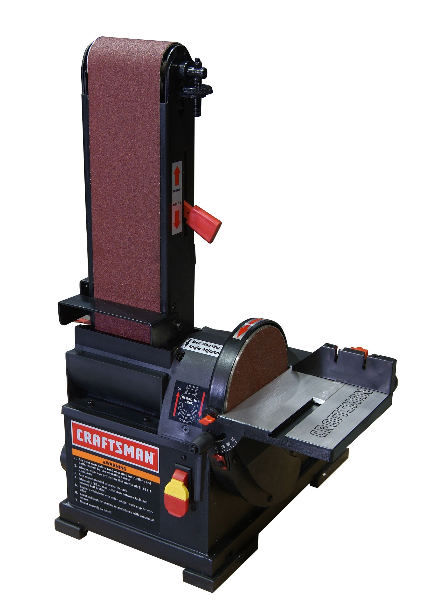 Sears craftsman belt disc outlet sander