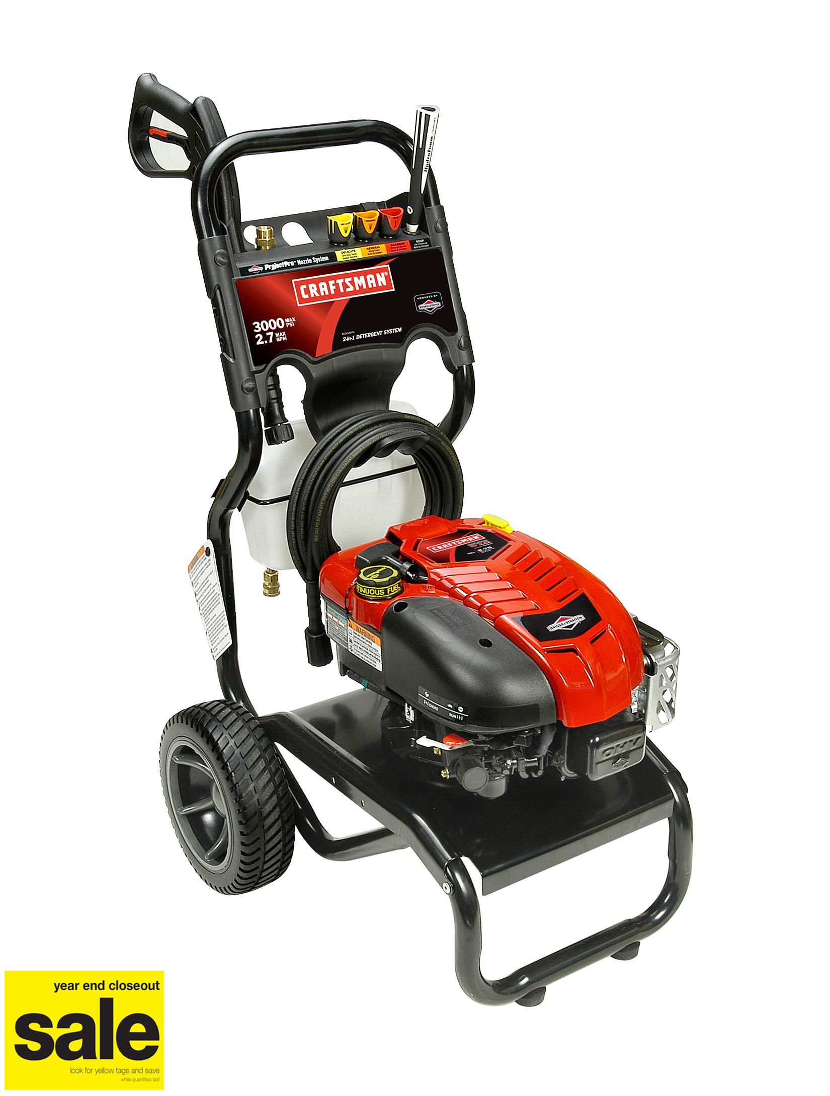 craftsman 3000 psi pressure washer won't start brand new