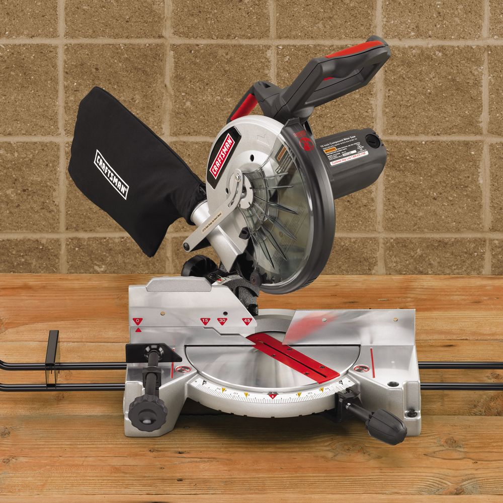 Craftsman laser clearance trac miter saw