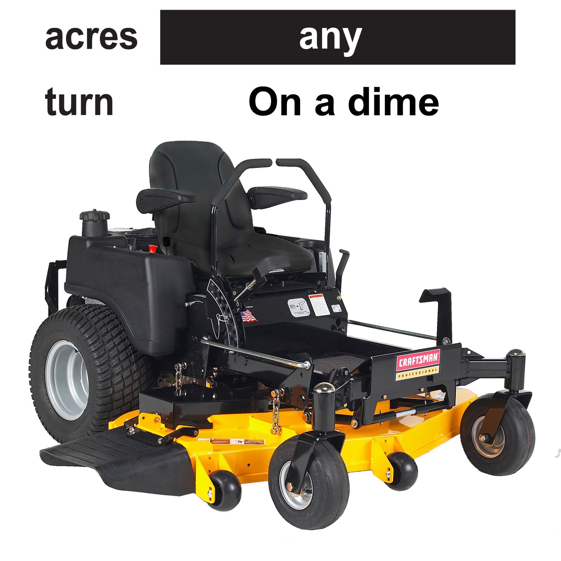 Craftsman 12728875 Zero-Turn Riding Lawn Mower