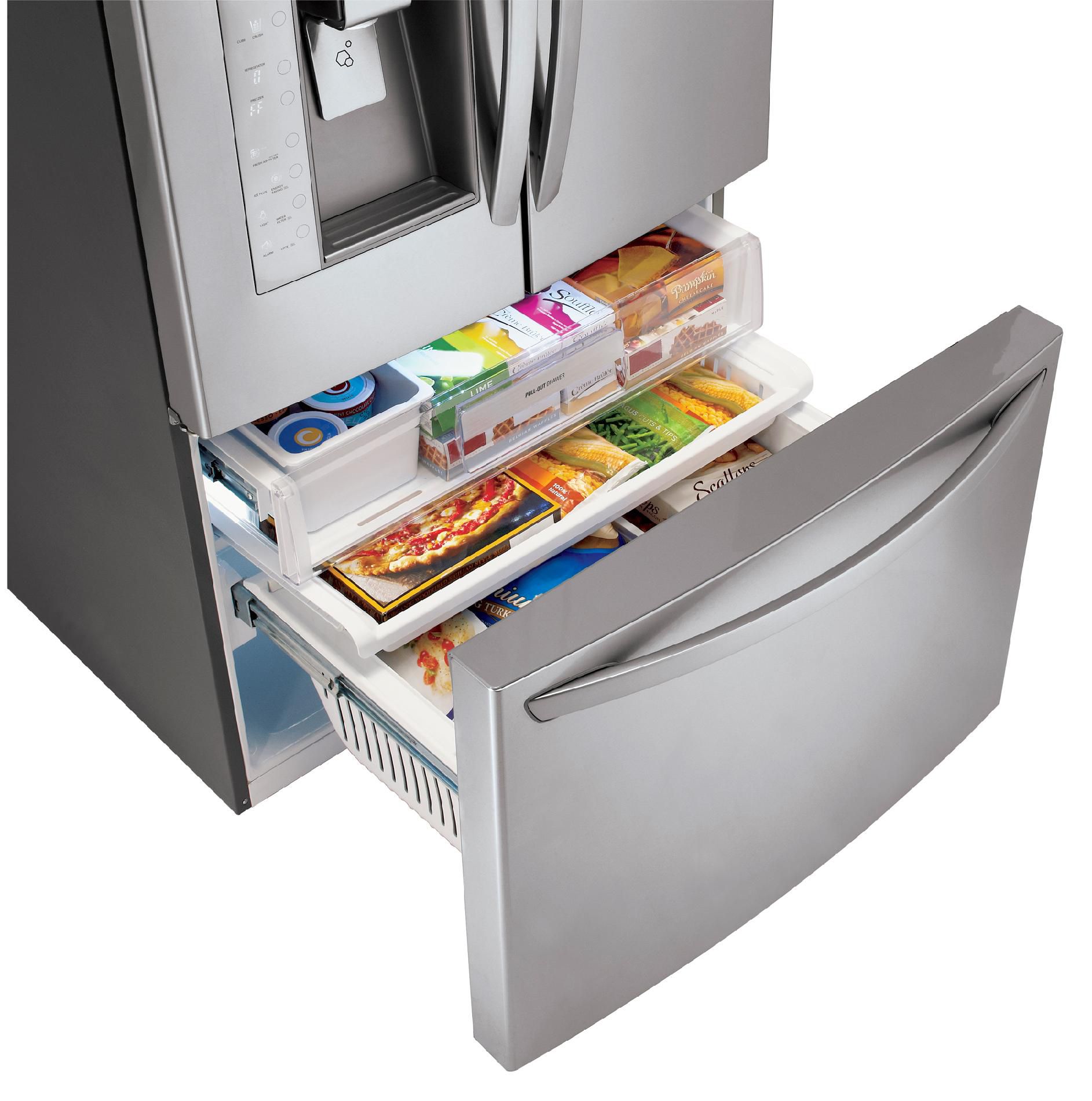 LG - LFX31925ST - 31 cu. ft. French Door Bottom-Freezer Refrigerator w/  Smart Cooling Technology - Stainless Steel | Sears Outlet