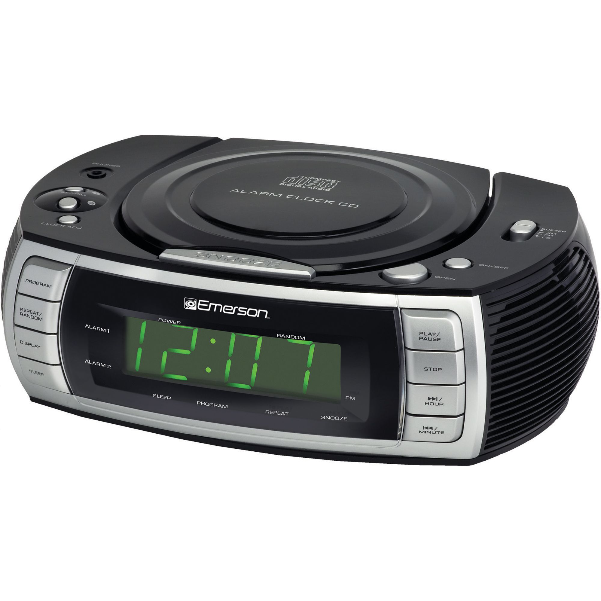 Emerson Dual Alarm Clock Radio Am Fm Cd Player | Unique Alarm Clock