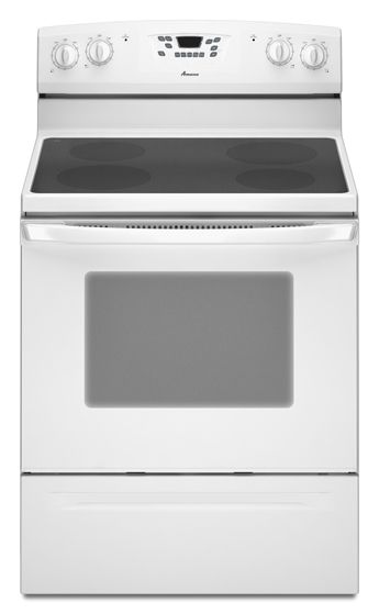 Amana AER5823XAW0 30" Electric Freestanding Range