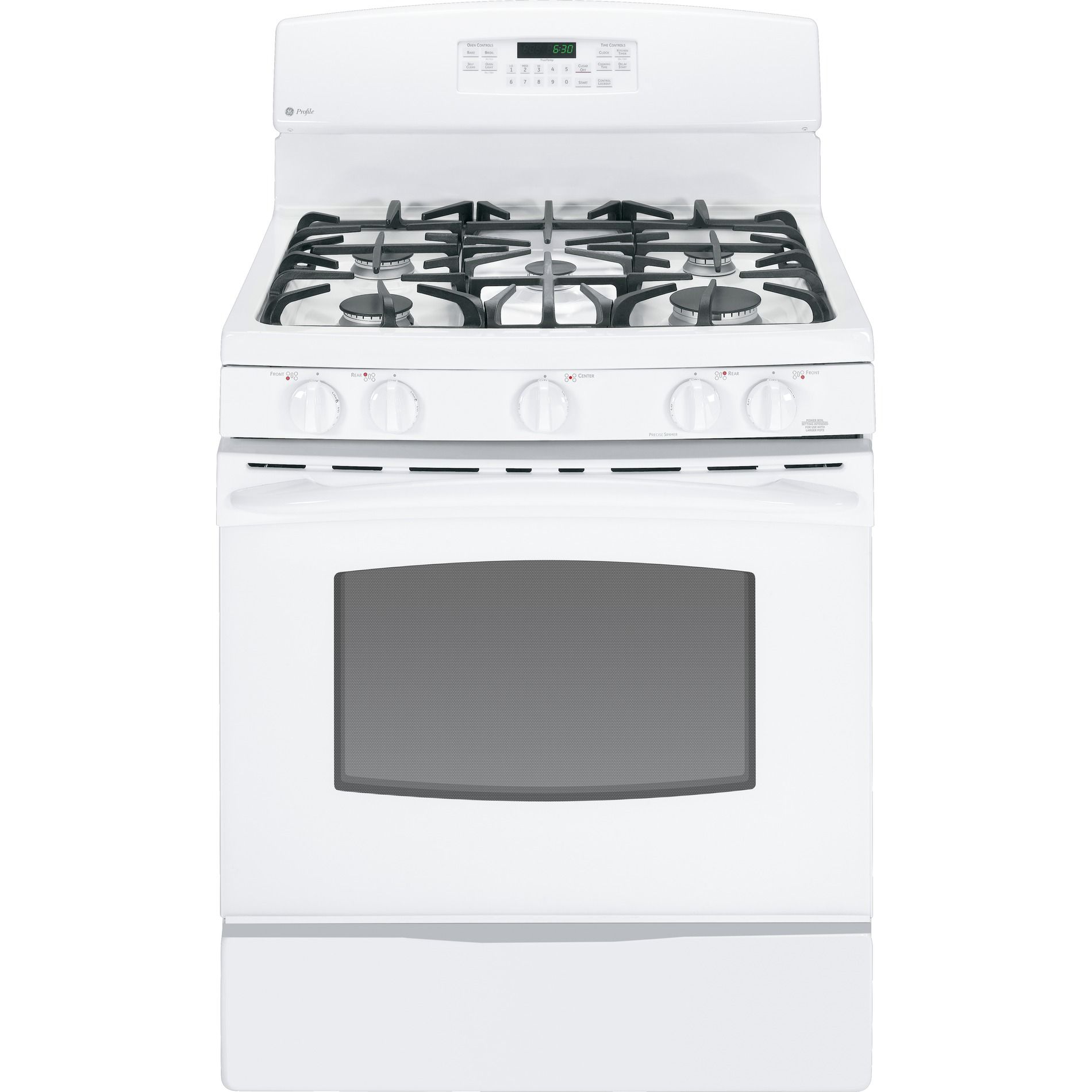 GE PGB900DET2WW Gas Range
