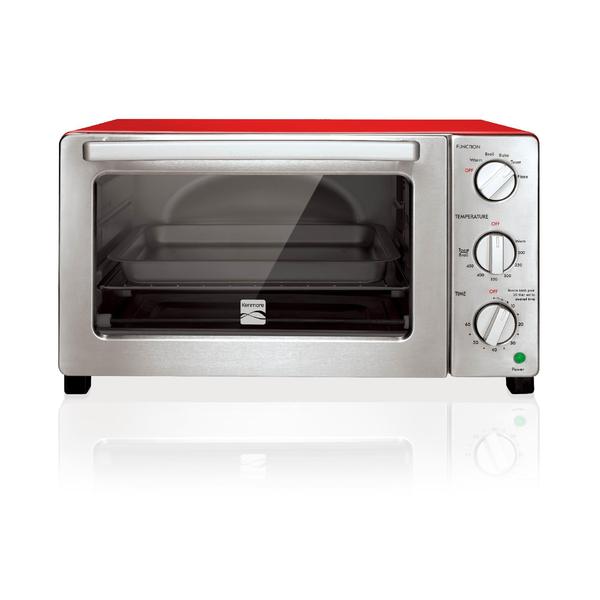 Kenmore 4206 6Slice Convection Toaster Oven Red Sears Hometown Stores