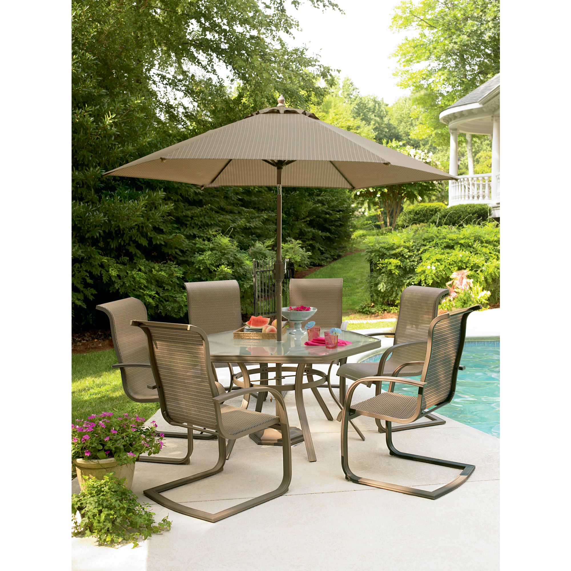 Garden Oasis As I 138 2nu Grandview 9 Ft Market Umbrella American Freight Sears Outlet