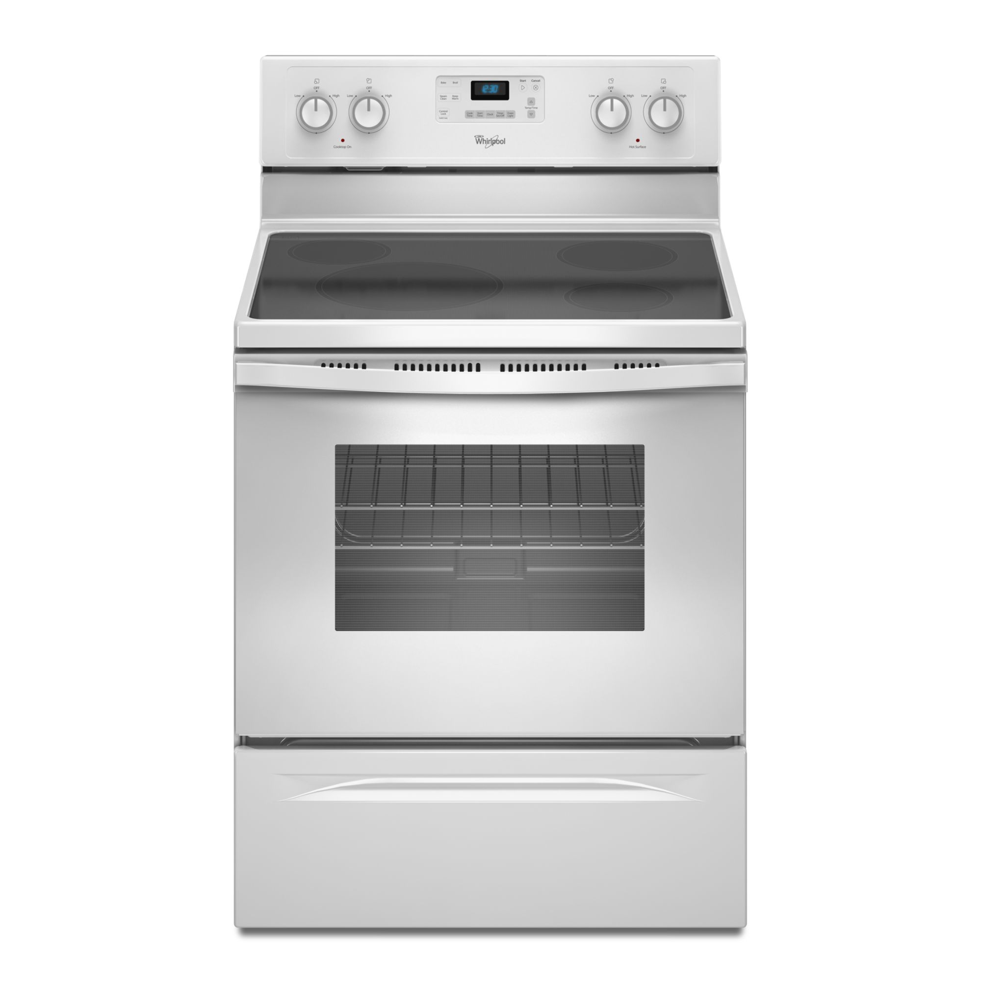 Whirlpool YWFE330W0AW0 30" Electric Freestanding Range