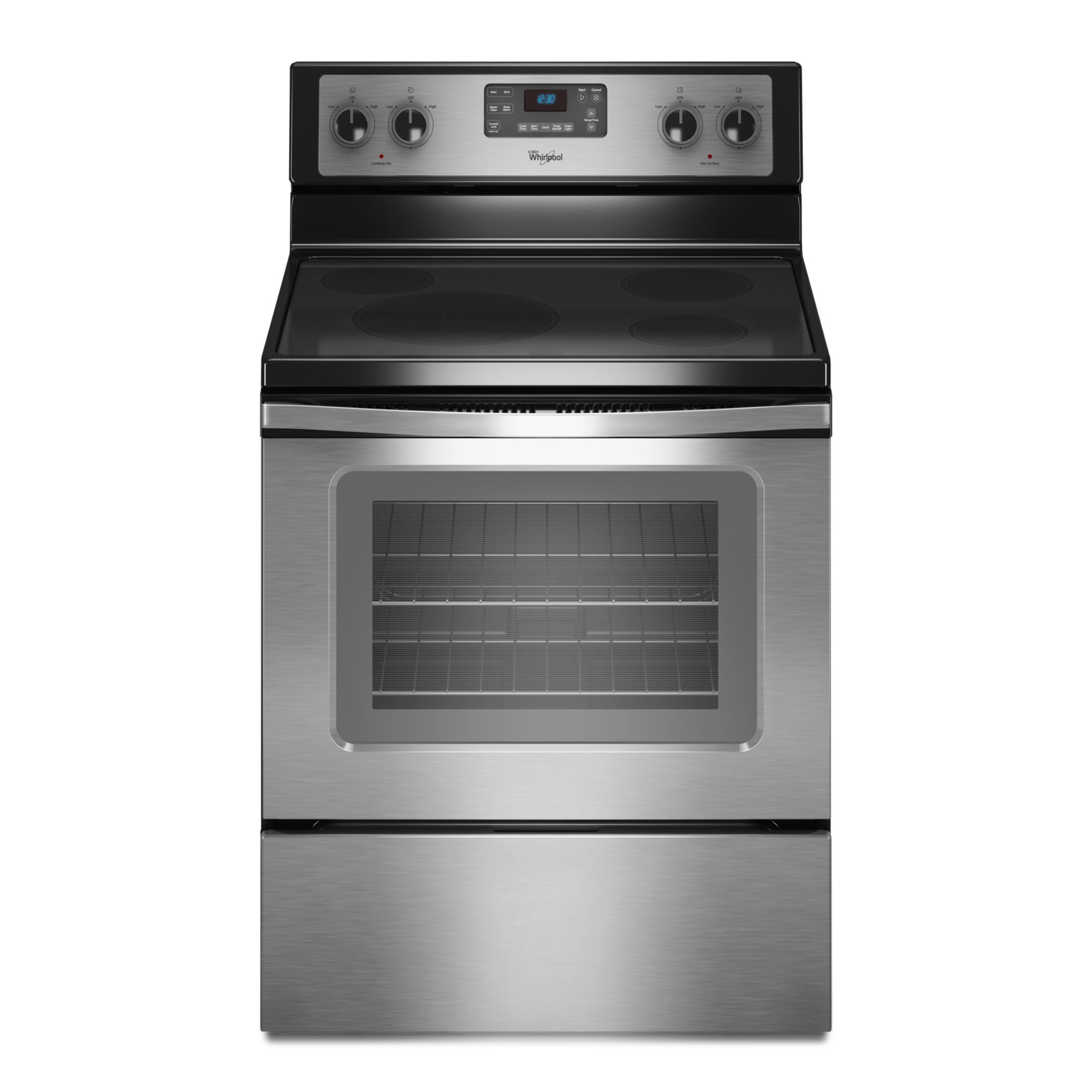 Whirlpool YWFE330W0AS0 30" Electric Freestanding Range