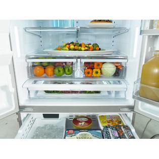 Samsung Rf323tedbsr 32 Cu Ft French Door Refrigerator