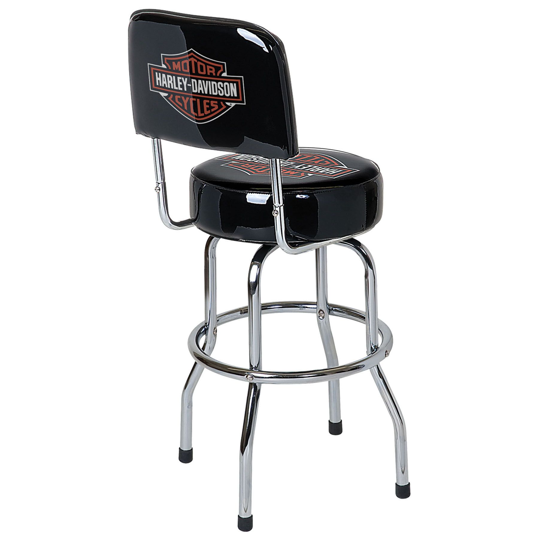 Harley Davidson Low Rider Bar Shield Bar Stool W Backrest