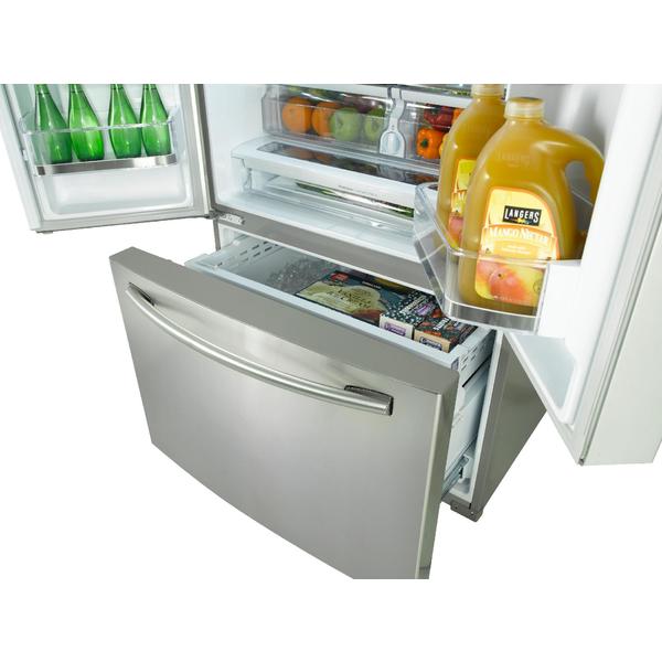 Samsung Rf323tedbsr 32 Cu Ft French Door Refrigerator