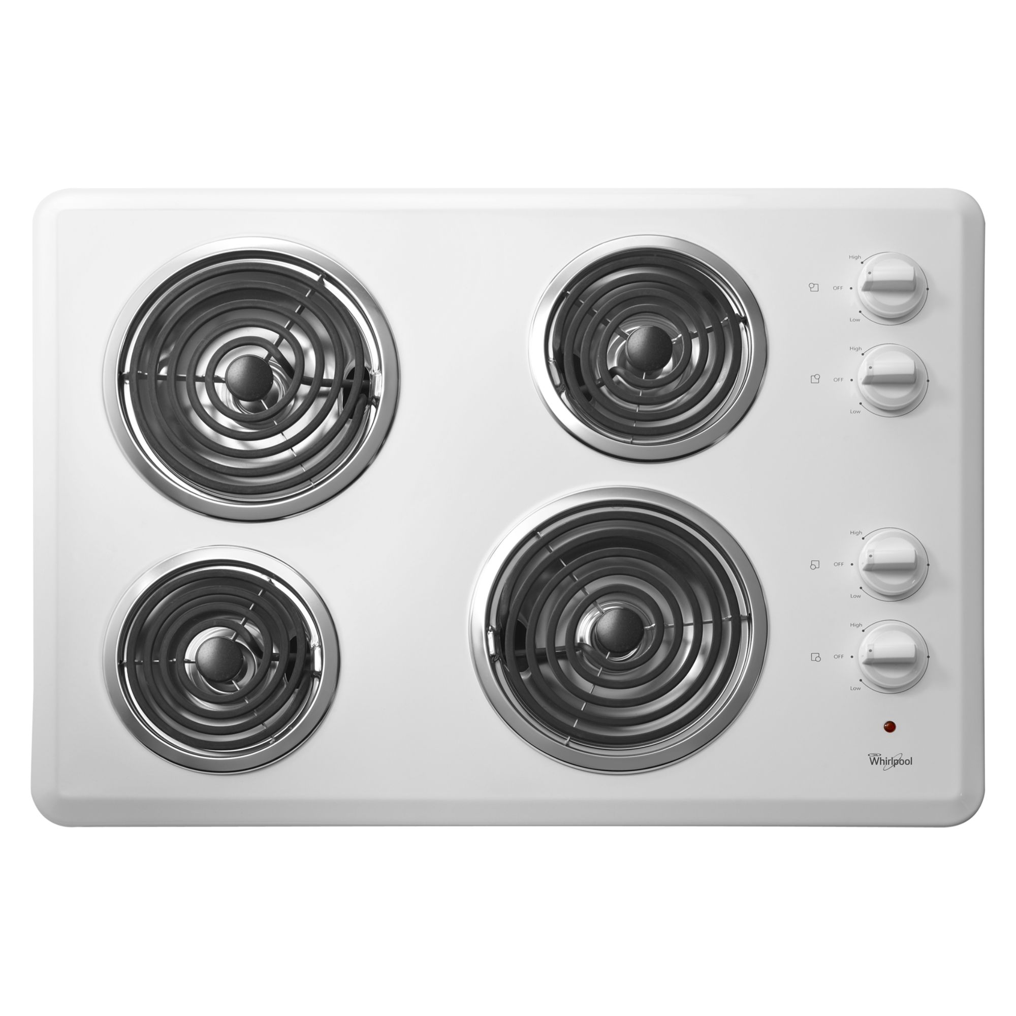 Whirlpool WCC31430AW00 30" Electric Built-In Cooktop