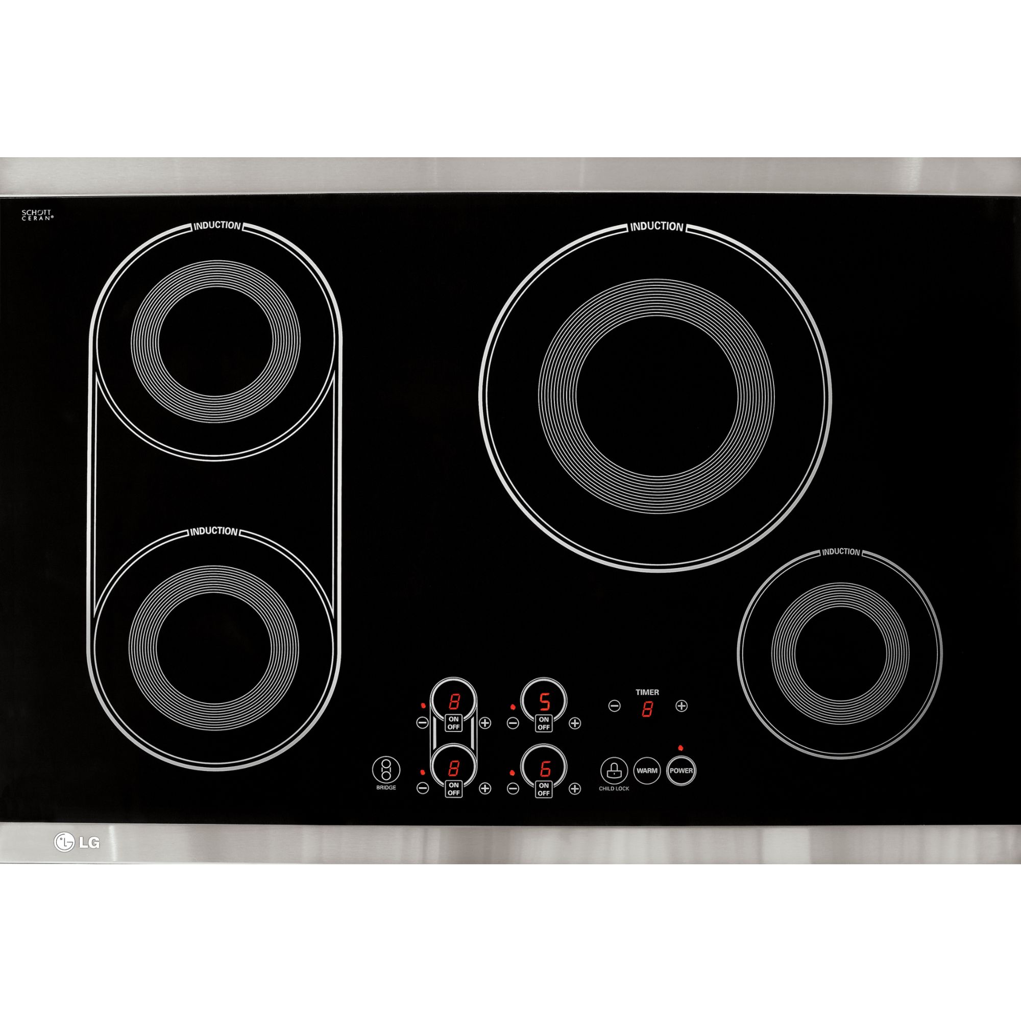 LG LCE30845 Cooktop