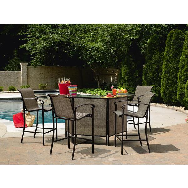 Garden Oasis Ss J 251 2bset5 East Point 5 Pc Bar Set Sears Home