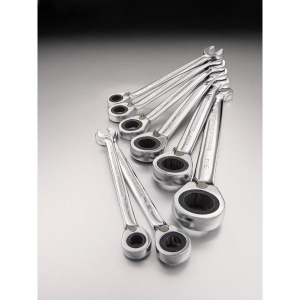 GearWrench 44003 8 pc. Standard Full Polish Reversible Ratcheting