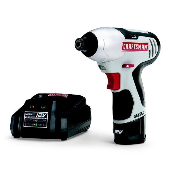 Craftsman 17428 Nextec 12V Cordless Compact 1/4" Impact Driver Sears