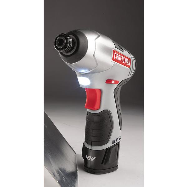 Craftsman 17428 Nextec 12V Cordless Compact 1/4" Impact Driver Sears