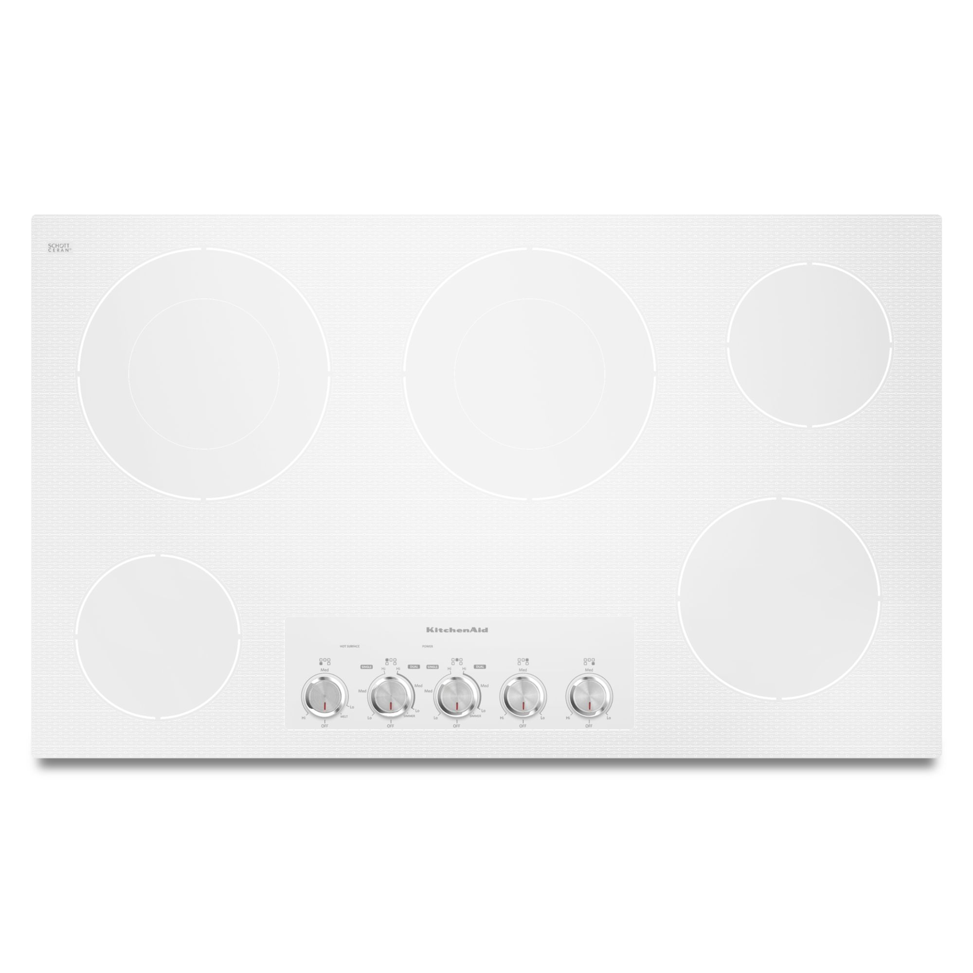 KitchenAid KECC662BPW00 36" Electric Built-In Cooktop