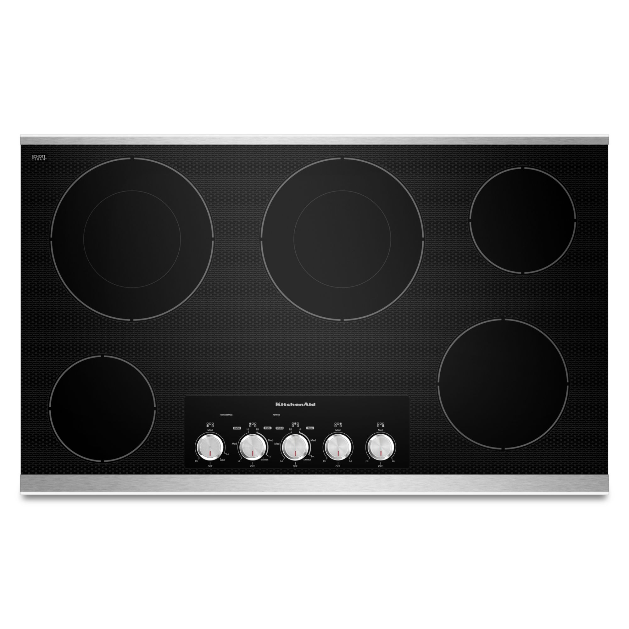 KitchenAid KECC662BSS00 36" Electric Built-In Cooktop
