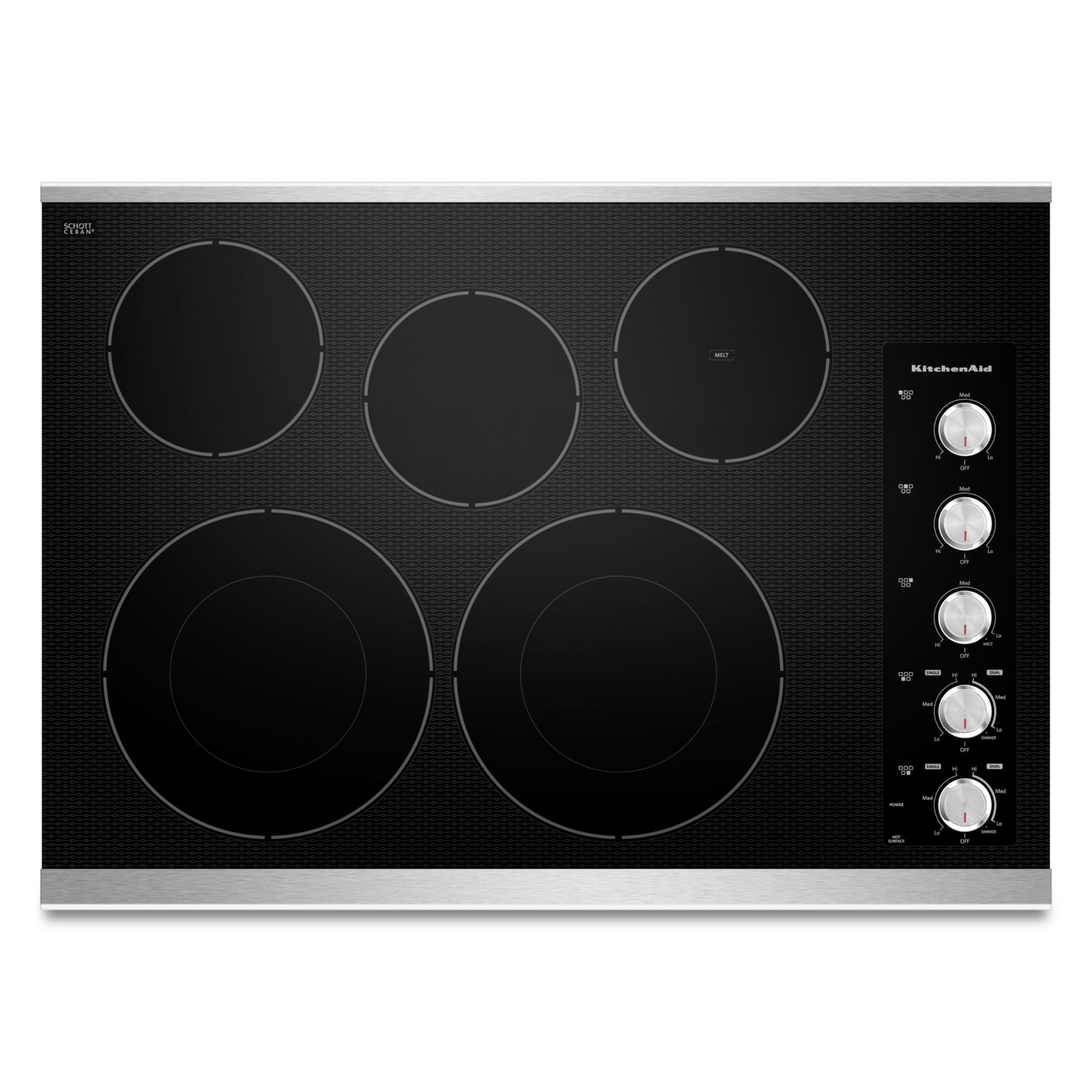 KitchenAid KECC605BSS00 30" Electric Built-In Cooktop