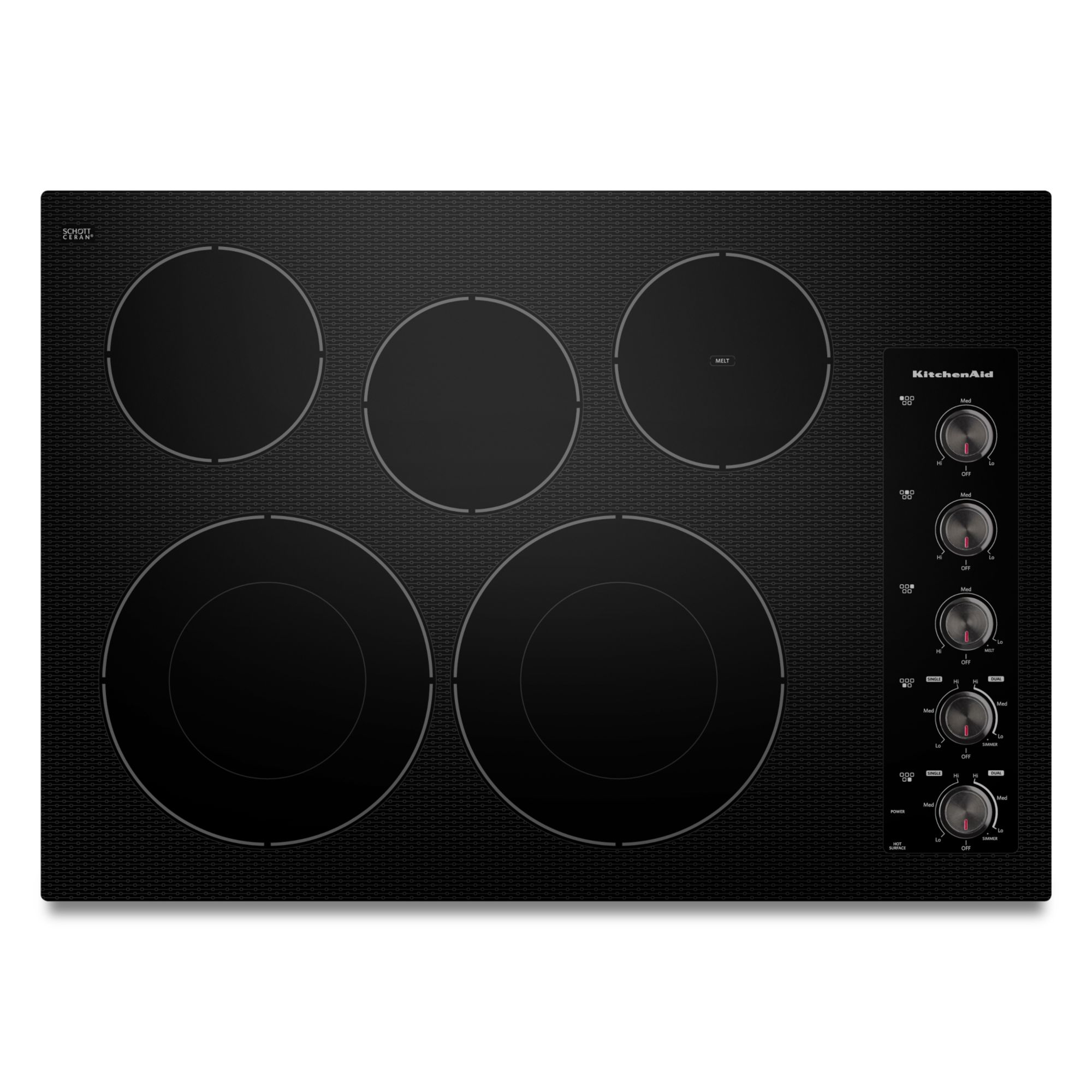 KitchenAid KECC605BBL00 30" Electric Built-In Cooktop